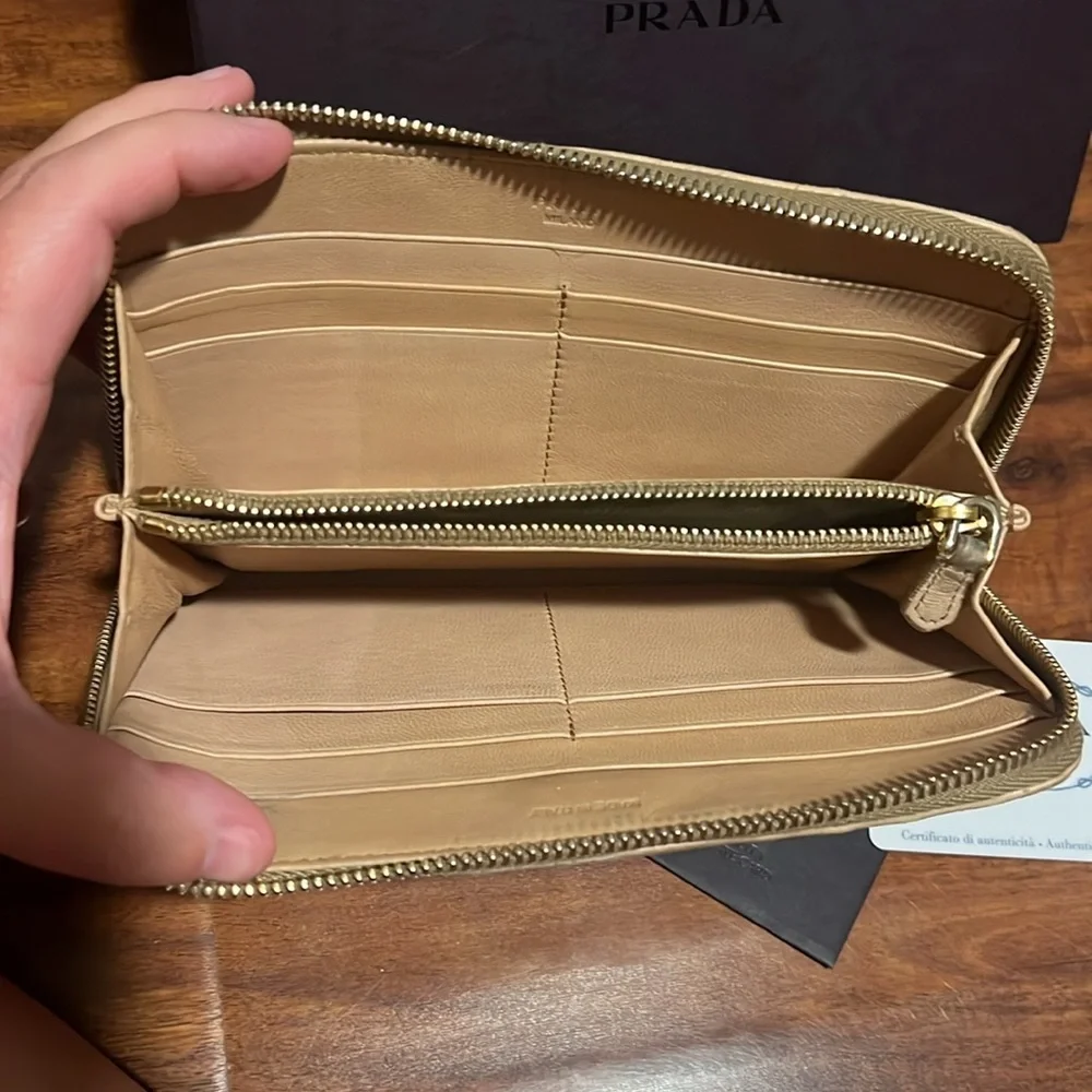 Prada authentic wallet